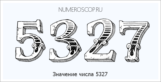 Расшифровка значения числа 5327 по цифрам в нумерологии