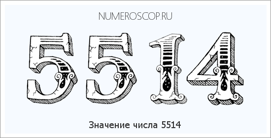 Расшифровка значения числа 5514 по цифрам в нумерологии