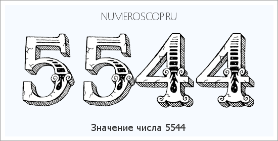 Расшифровка значения числа 5544 по цифрам в нумерологии