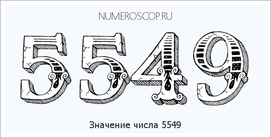 Расшифровка значения числа 5549 по цифрам в нумерологии