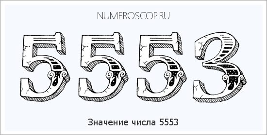 Расшифровка значения числа 5553 по цифрам в нумерологии