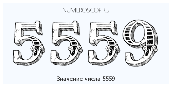 Расшифровка значения числа 5559 по цифрам в нумерологии