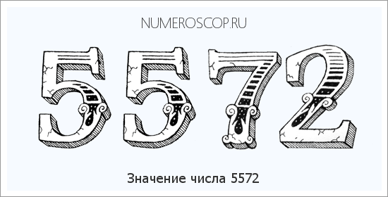 Расшифровка значения числа 5572 по цифрам в нумерологии