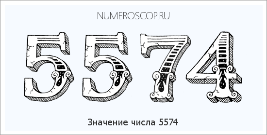 Расшифровка значения числа 5574 по цифрам в нумерологии