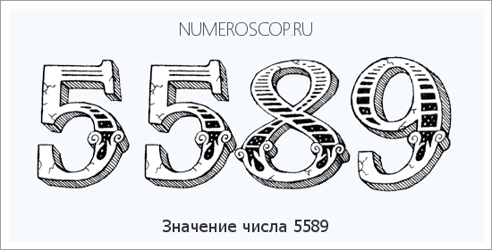 Расшифровка значения числа 5589 по цифрам в нумерологии