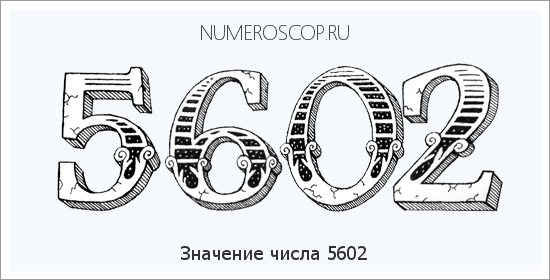 Расшифровка значения числа 5602 по цифрам в нумерологии