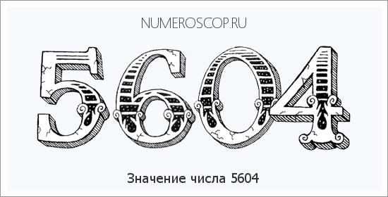 Расшифровка значения числа 5604 по цифрам в нумерологии