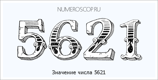 Расшифровка значения числа 5621 по цифрам в нумерологии