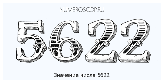 Расшифровка значения числа 5622 по цифрам в нумерологии