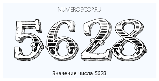 Расшифровка значения числа 5628 по цифрам в нумерологии