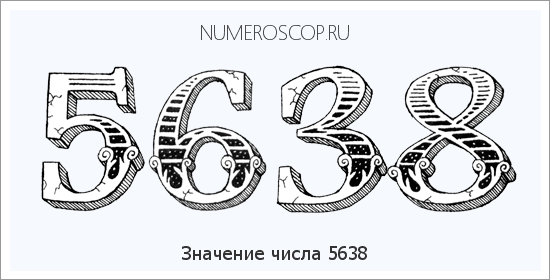 Расшифровка значения числа 5638 по цифрам в нумерологии