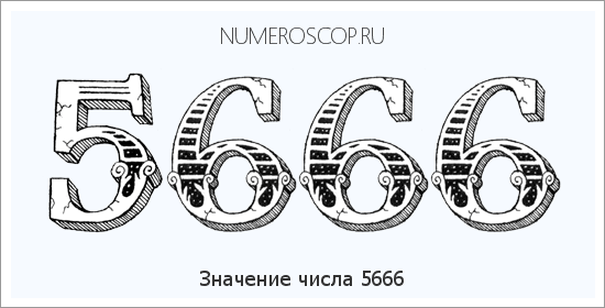 Расшифровка значения числа 5666 по цифрам в нумерологии