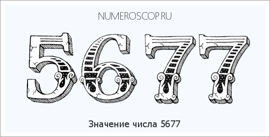 Расшифровка значения числа 5677 по цифрам в нумерологии