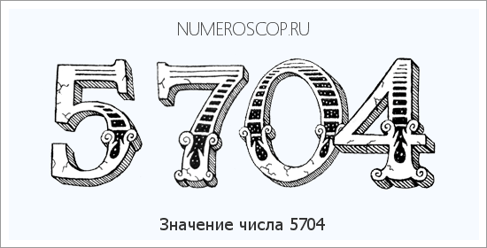 Расшифровка значения числа 5704 по цифрам в нумерологии