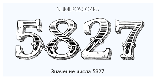 Расшифровка значения числа 5827 по цифрам в нумерологии