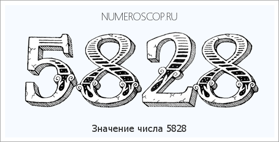Расшифровка значения числа 5828 по цифрам в нумерологии