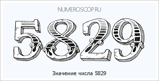 Расшифровка значения числа 5829 по цифрам в нумерологии