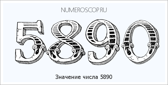 Расшифровка значения числа 5890 по цифрам в нумерологии