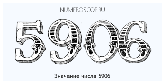 Расшифровка значения числа 5906 по цифрам в нумерологии