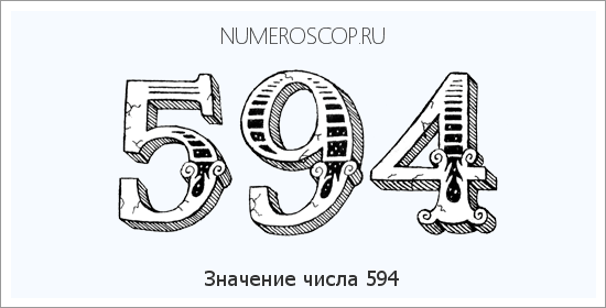 Расшифровка значения числа 594 по цифрам в нумерологии