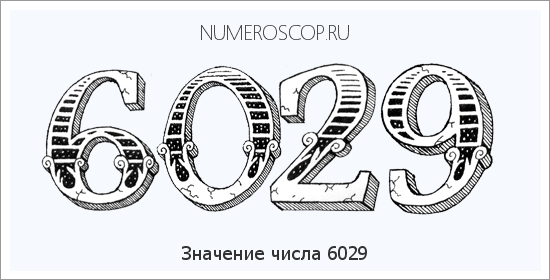 Расшифровка значения числа 6029 по цифрам в нумерологии