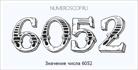 Расшифровка значения числа 6052 по цифрам в нумерологии