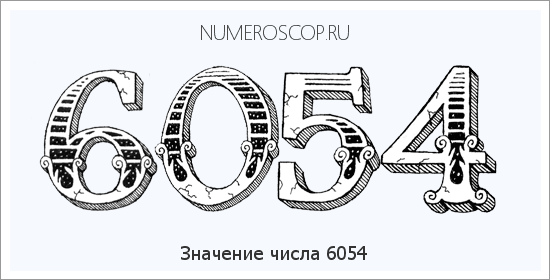 Расшифровка значения числа 6054 по цифрам в нумерологии