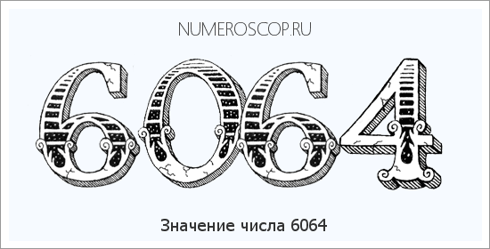 Расшифровка значения числа 6064 по цифрам в нумерологии