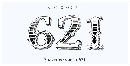 Расшифровка значения числа 621 по цифрам в нумерологии
