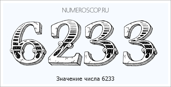 Расшифровка значения числа 6233 по цифрам в нумерологии