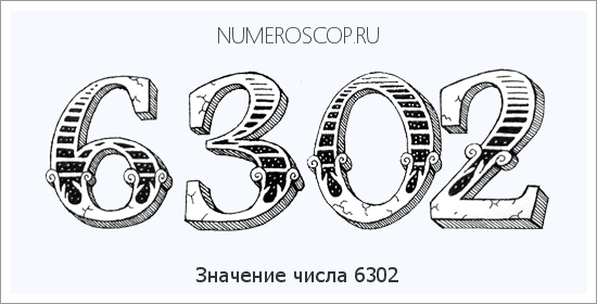 Расшифровка значения числа 6302 по цифрам в нумерологии