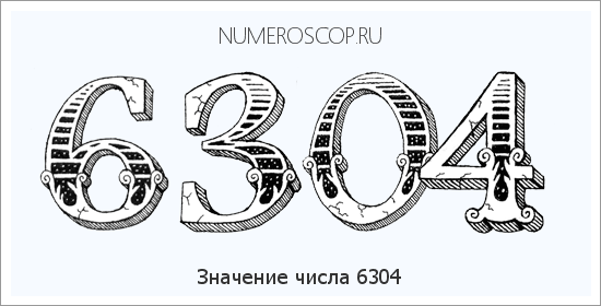 Расшифровка значения числа 6304 по цифрам в нумерологии