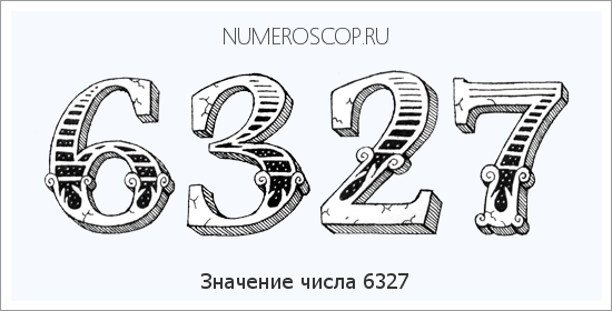 Расшифровка значения числа 6327 по цифрам в нумерологии