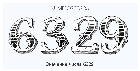 Расшифровка значения числа 6329 по цифрам в нумерологии