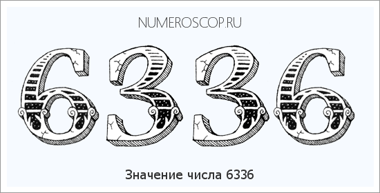Расшифровка значения числа 6336 по цифрам в нумерологии