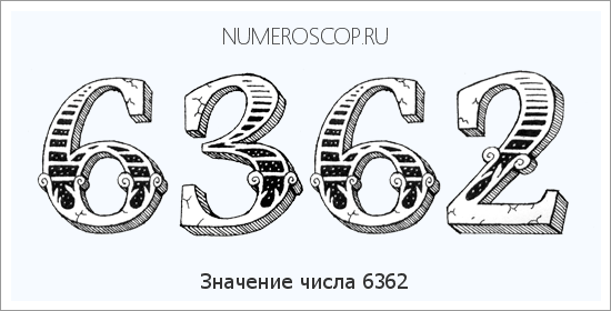Расшифровка значения числа 6362 по цифрам в нумерологии