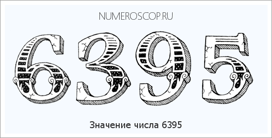 Расшифровка значения числа 6395 по цифрам в нумерологии