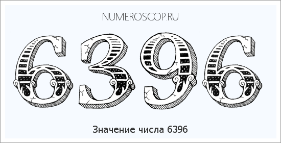 Расшифровка значения числа 6396 по цифрам в нумерологии
