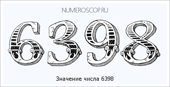 Расшифровка значения числа 6398 по цифрам в нумерологии