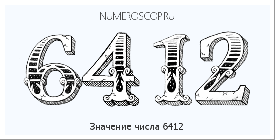 Расшифровка значения числа 6412 по цифрам в нумерологии