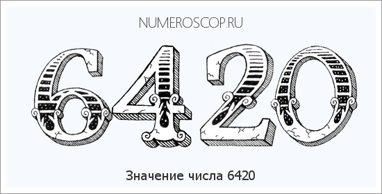 Расшифровка значения числа 6420 по цифрам в нумерологии
