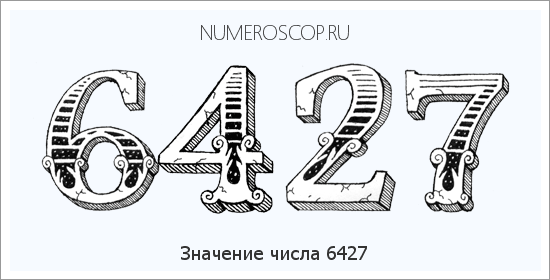 Расшифровка значения числа 6427 по цифрам в нумерологии
