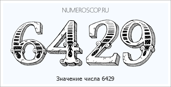 Расшифровка значения числа 6429 по цифрам в нумерологии