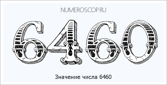 Расшифровка значения числа 6460 по цифрам в нумерологии