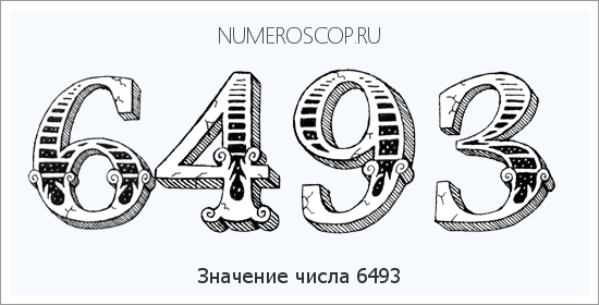 Расшифровка значения числа 6493 по цифрам в нумерологии