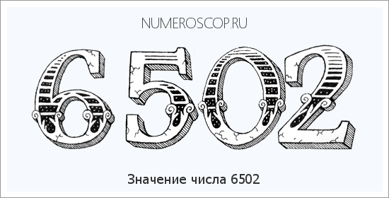Расшифровка значения числа 6502 по цифрам в нумерологии