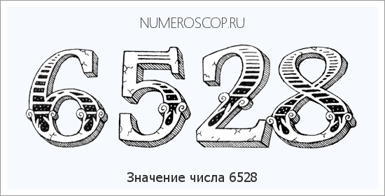 Расшифровка значения числа 6528 по цифрам в нумерологии
