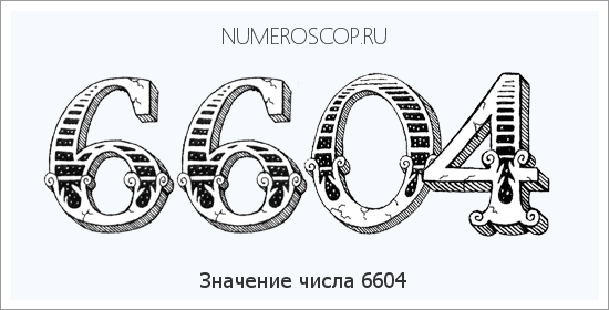 Расшифровка значения числа 6604 по цифрам в нумерологии