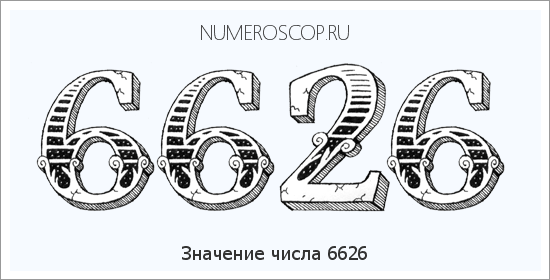 Расшифровка значения числа 6626 по цифрам в нумерологии