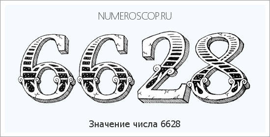 Расшифровка значения числа 6628 по цифрам в нумерологии